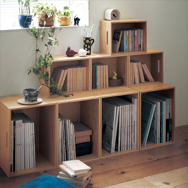 【ベルメゾン】欲しい分だけ増せる本箱2個セット 【本棚としても】