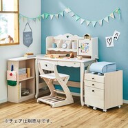 スタンダード 取っ手が可愛い学習机セット 選べるライト付き 通販のベルメゾンネット