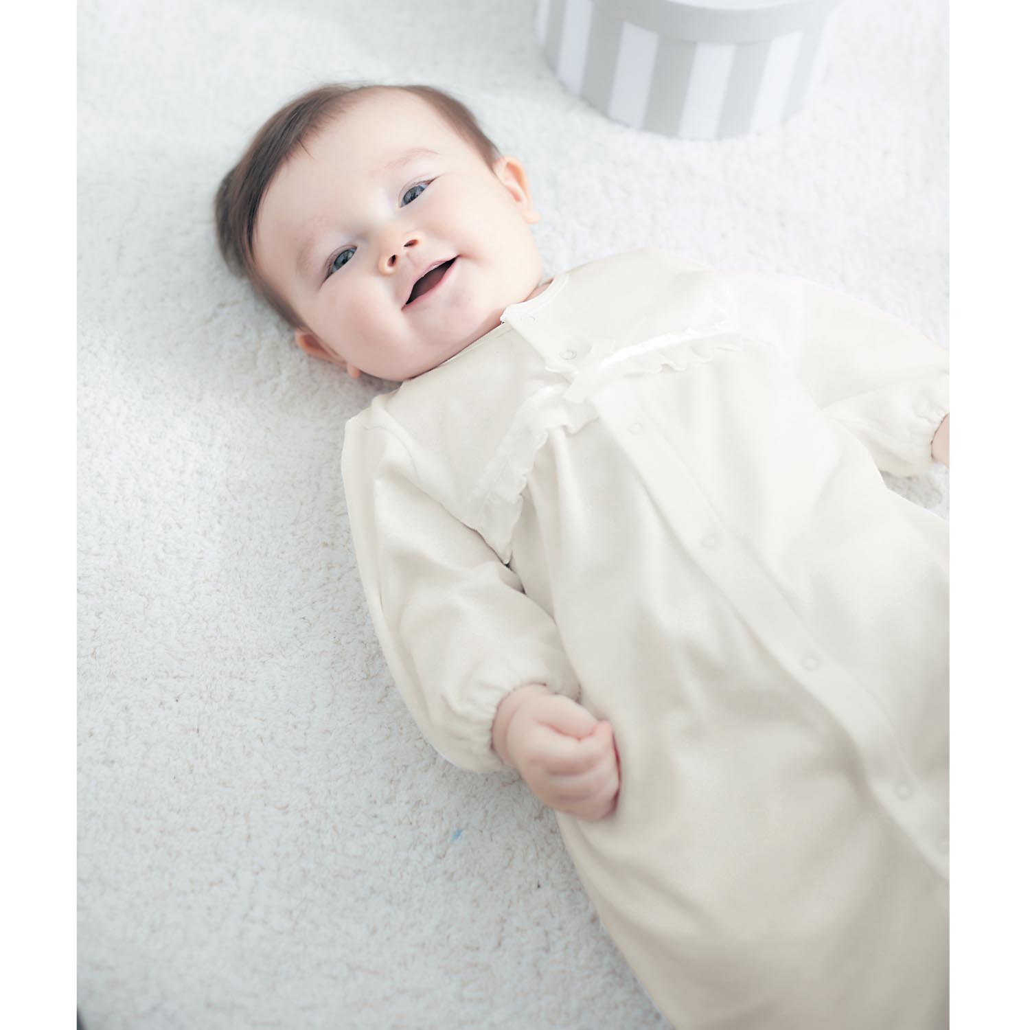 リボン付きフリル使いドレスオール ベビー服 フォーマル 女の子 日本製 通販のベルメゾンネット リボン付きフリル使いドレスオール ベビー服 フォーマル 女の子 日本製 通販のベルメゾンネット