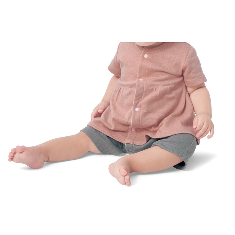 フリルスカート付き半袖前開きカエルロンパース【女の子】の通販｜ベルメゾン｜通販のベルメゾンネット