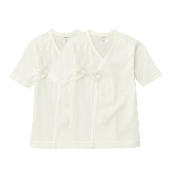 【ベルメゾン】日本製短肌着2枚セット 【ベビー服 新生児】