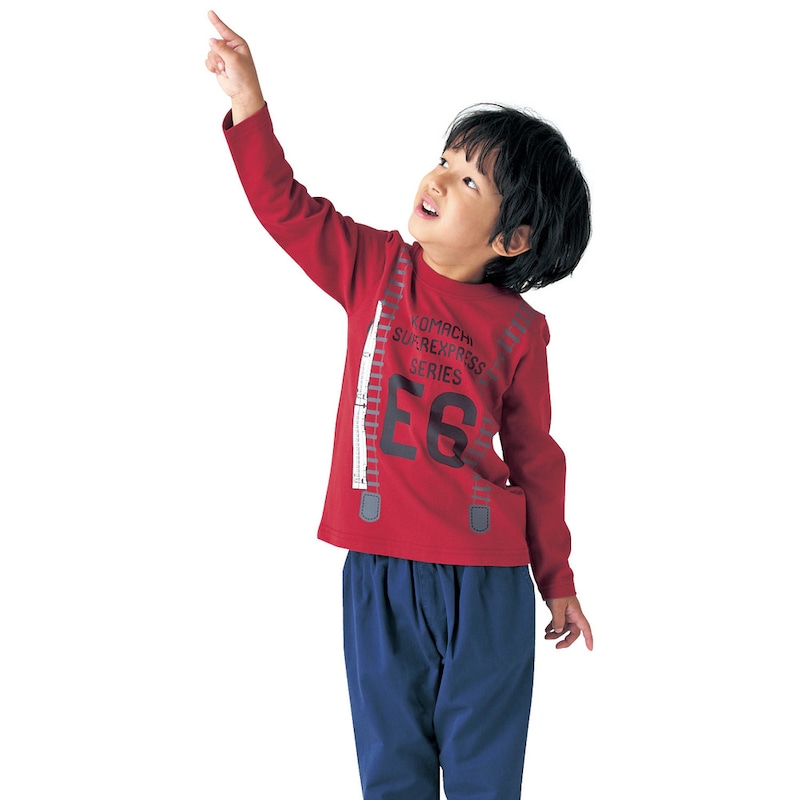 レッド／モデル身長111cm・サイズ110