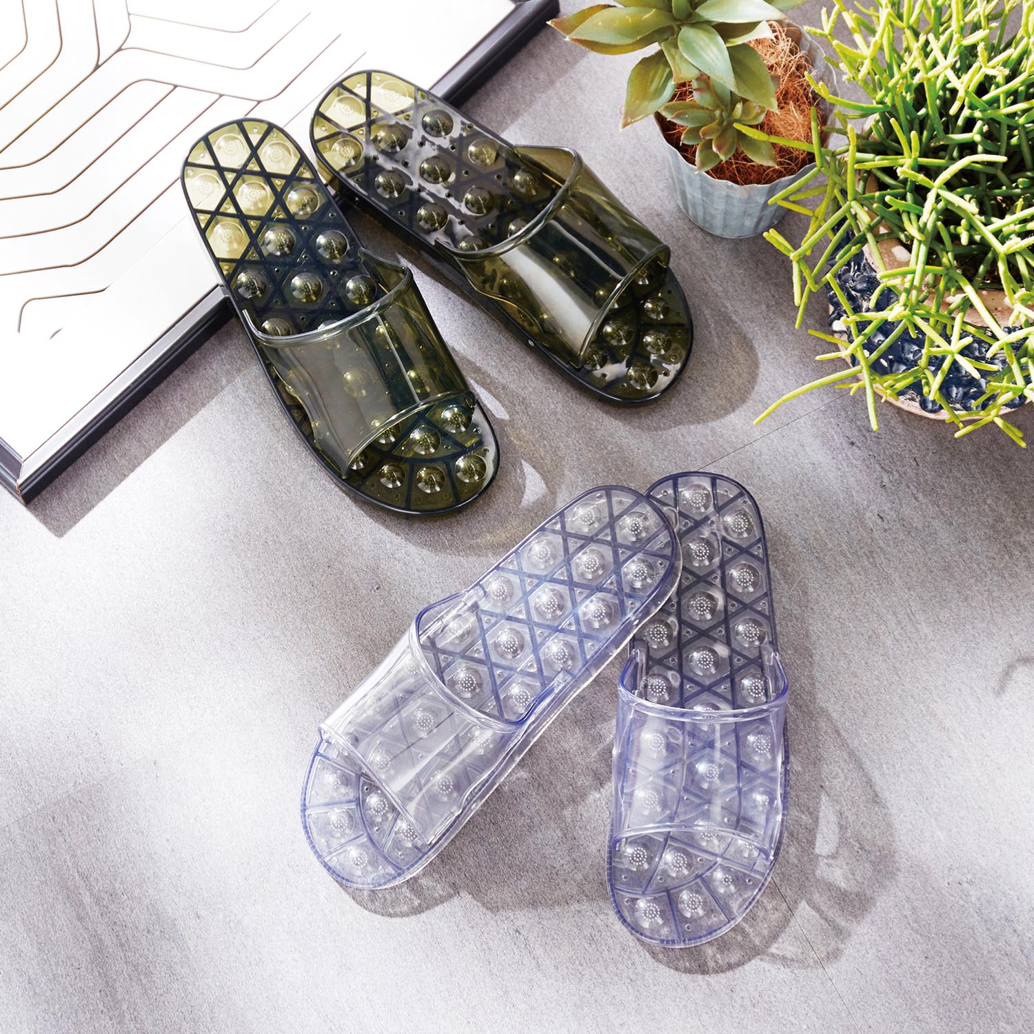 ベランダやお風呂で使える水はけの良いベランダサンダル2足セット 通販のベルメゾンネット ベランダやお風呂で使える水はけの良いベランダサンダル2足セット 通販のベルメゾンネット