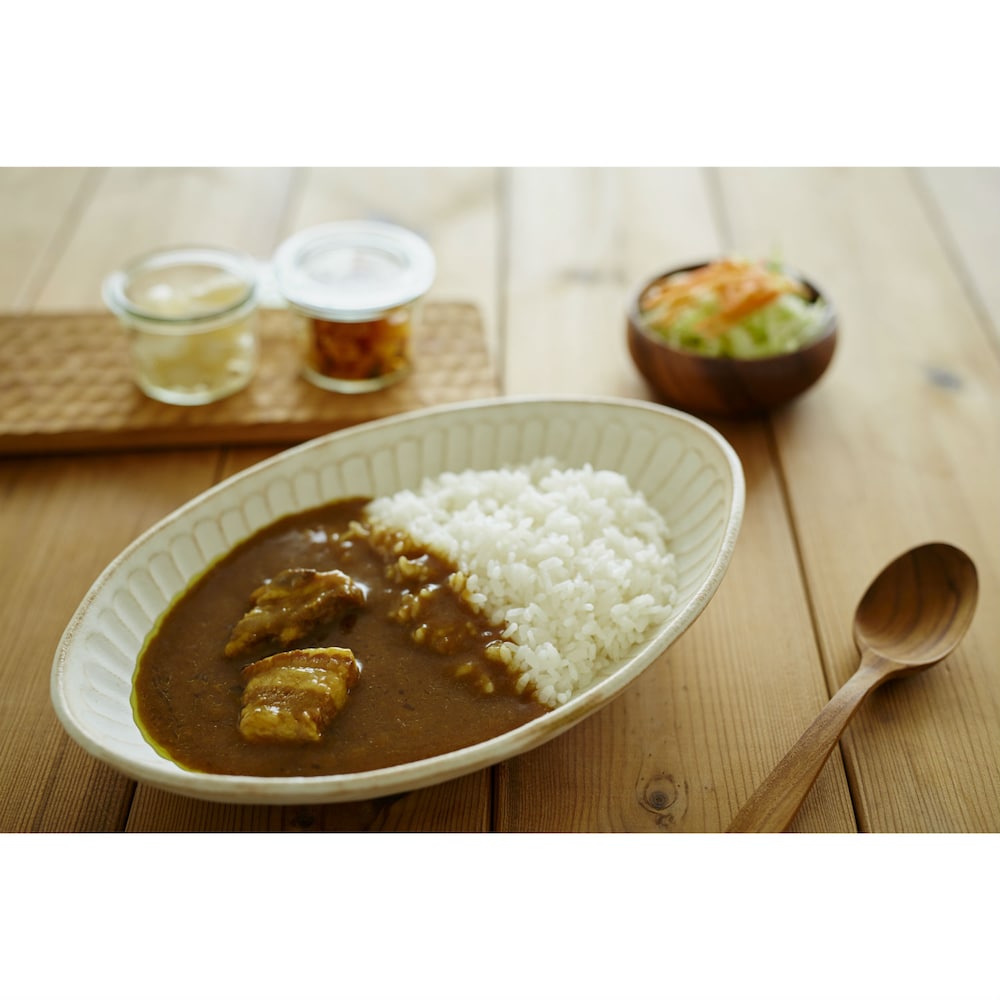 豚の角煮カレー　調理例