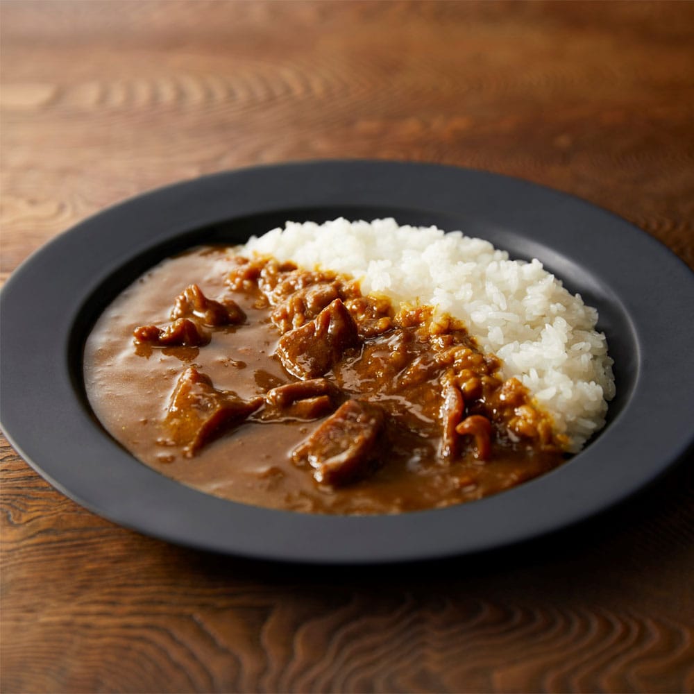 牛すじカレー　調理例