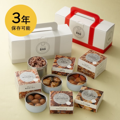 非常食 ＩＺＡＭＥＳＨＩ ＣＡＮ ＢＡＧ ６缶セット