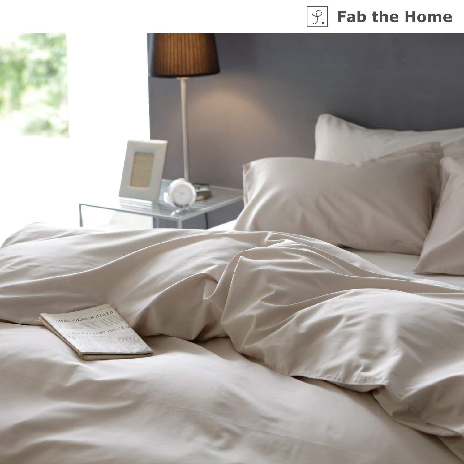 【ファブザホーム/Fab the Home】エジプトコットンのサテン織掛け布団カバー 【ファブザホーム/Fab the Home】エジプトコットンのサテン織掛け布団カバー