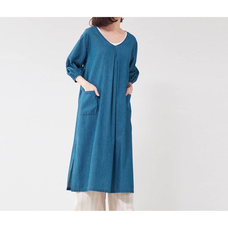 ベルメゾン ワンピース ガールズ 半袖 サイド 切替え 配色 チュニック 超特価