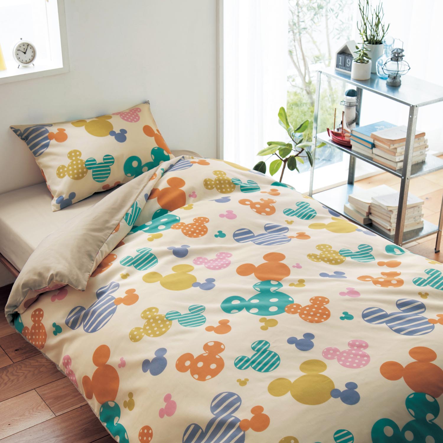 綿混掛け布団カバー ミッキーモチーフ ディズニー Disney 通販のベルメゾンネット 綿混掛け布団カバー ミッキーモチーフ ディズニー Disney 通販のベルメゾンネット