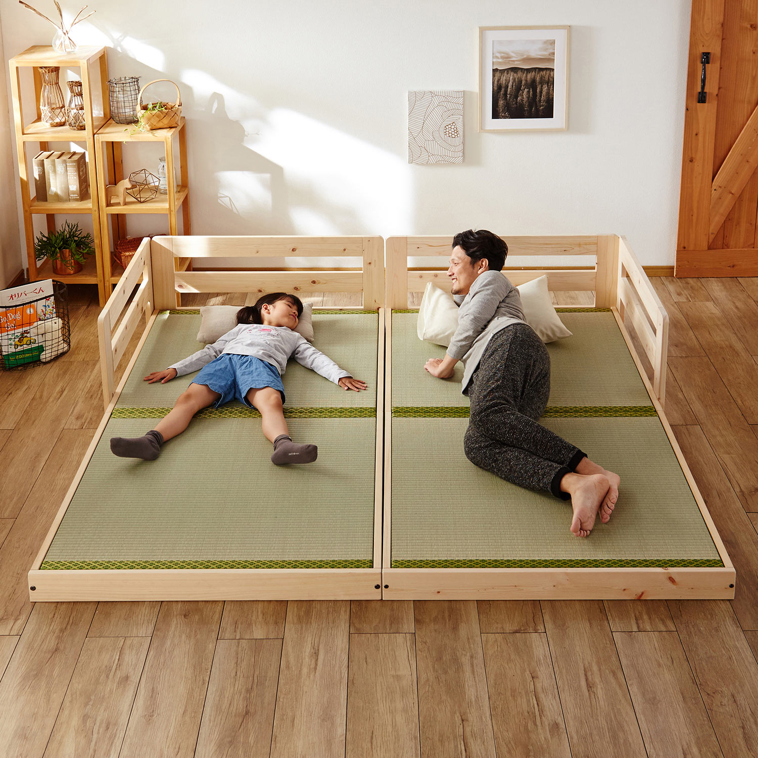 日本製］天然木ひのき材の親子畳ベッド｜通販のベルメゾンネット