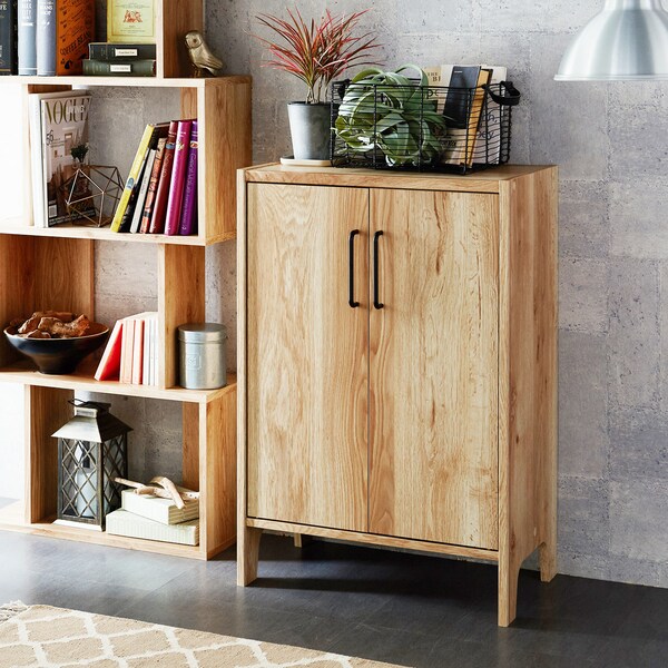 【ベルメゾン】塩系インテリアに馴染むキャビネット