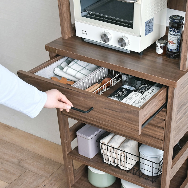 引出しアップ/ブラウン