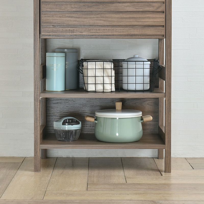 下棚アップ/ブラウン