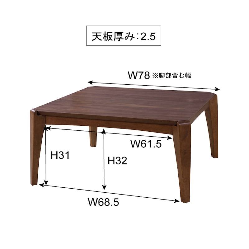正方形サイズ表記