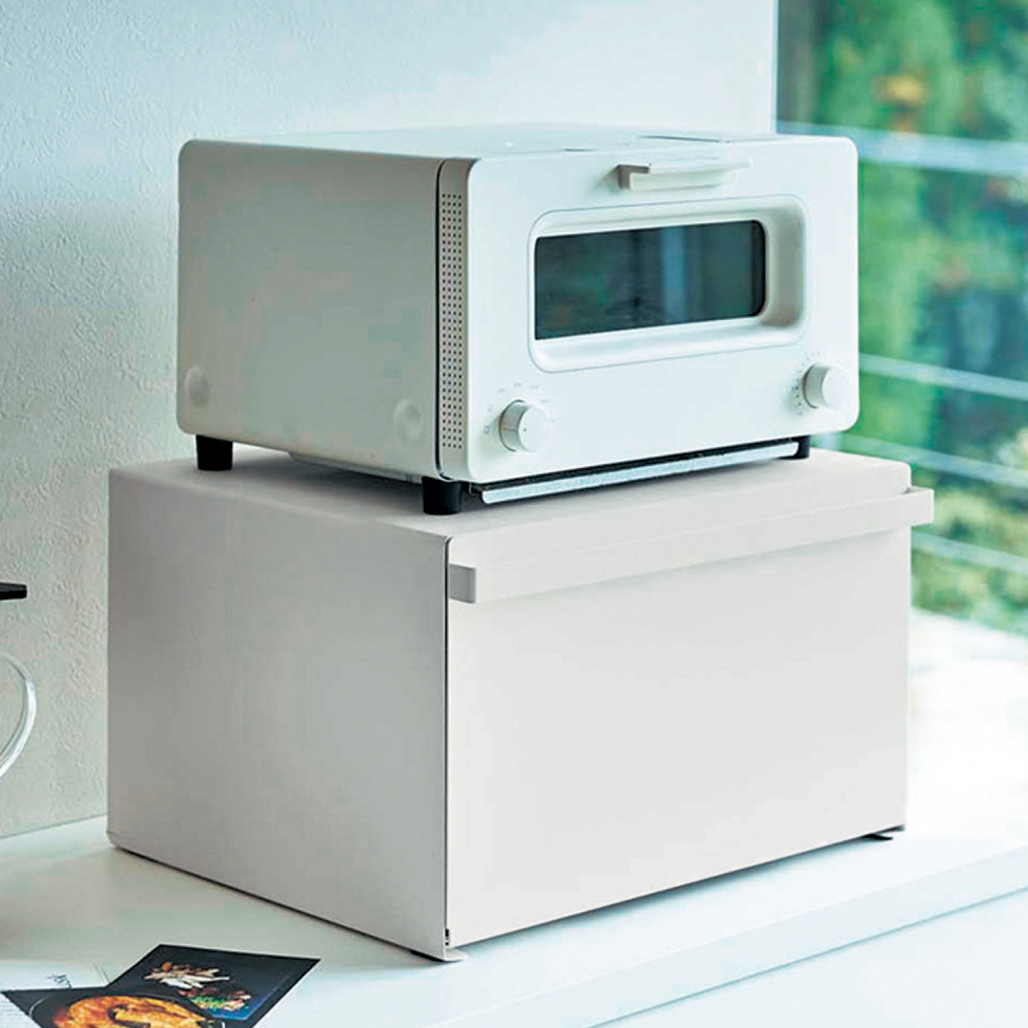 【タワー/tower】カウンター上収納ケース 【スチール製】 【タワー/tower】カウンター上収納ケース 【スチール製】