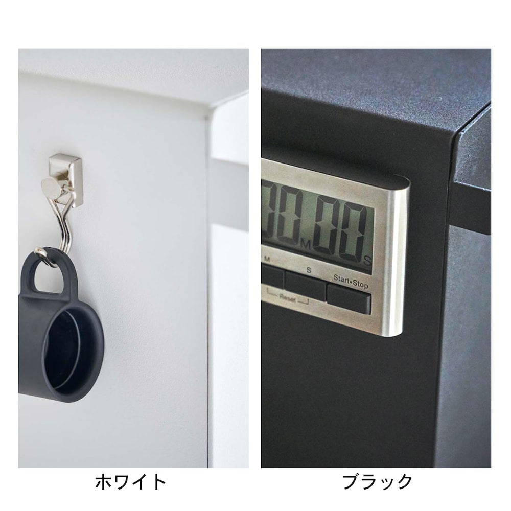 マグネットをくっつけられます。