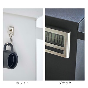 マグネットをくっつけられます。