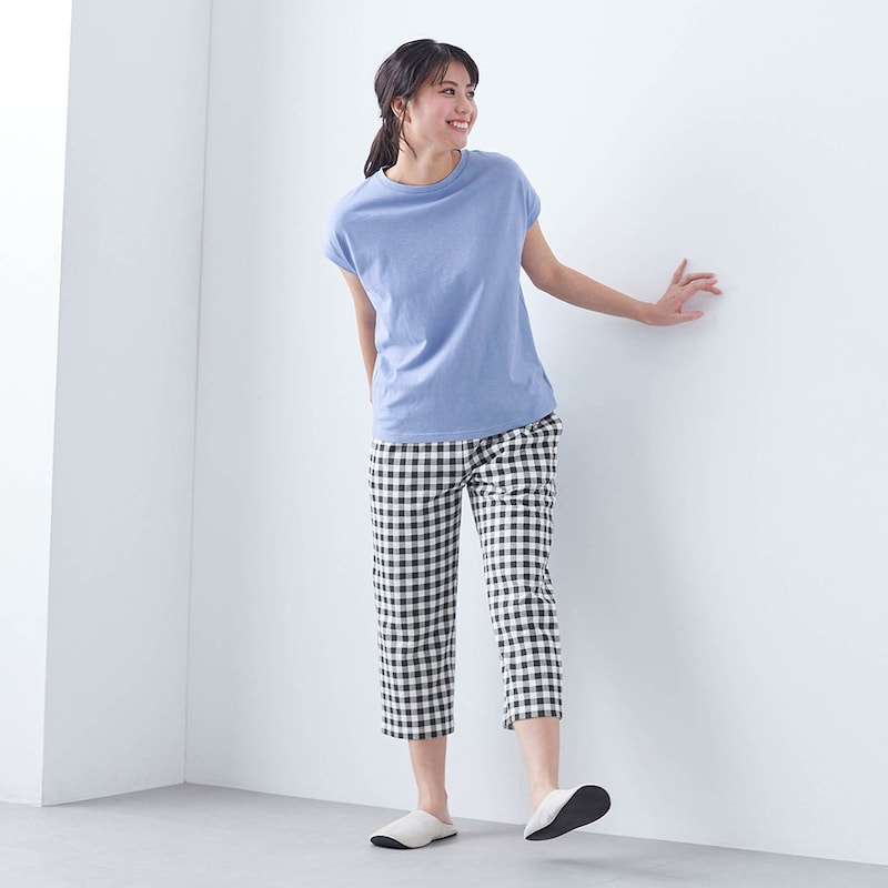 サックスブルー（ギンガム）