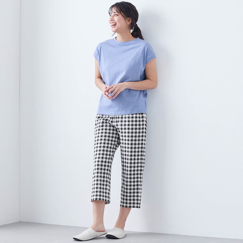 サックスブルー（ギンガム）