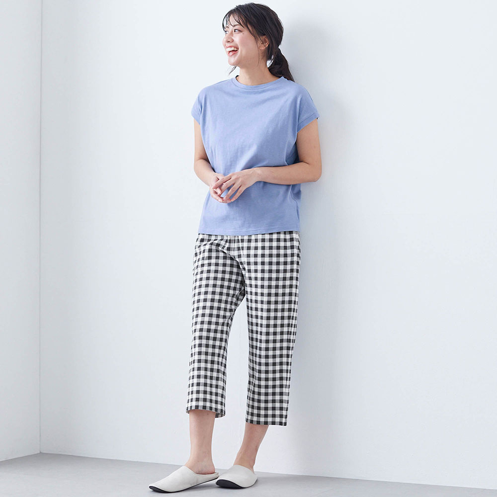 しっかり素材のサラッとコットンスラブパジャマ しっかり素材のサラッとコットンスラブパジャマ