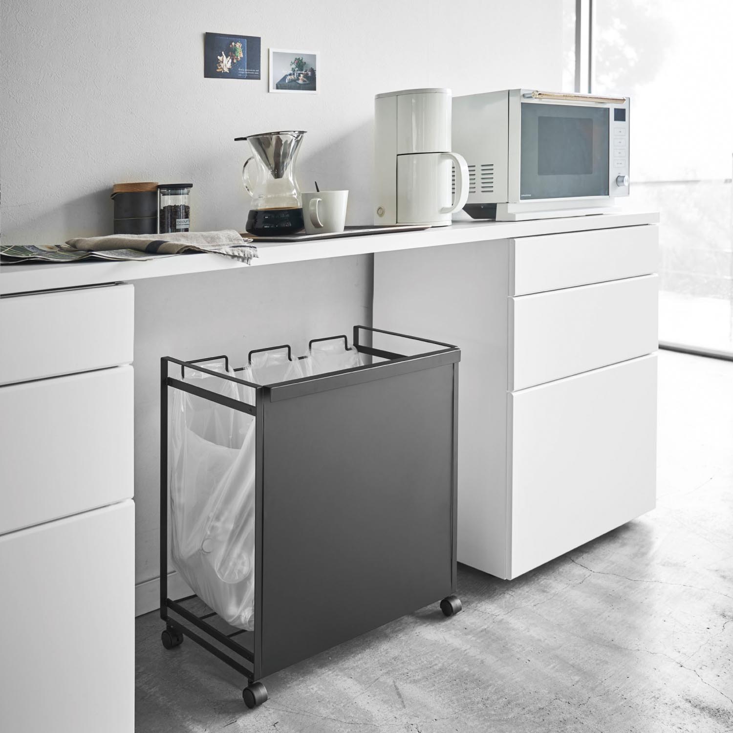 目隠し分別ダストワゴン 2分別 3分別 分別キッチンゴミ箱 タワー Tower 通販のベルメゾンネット 目隠し分別ダストワゴン 2分別 3分別 分別キッチンゴミ箱 タワー Tower 通販のベルメゾンネット