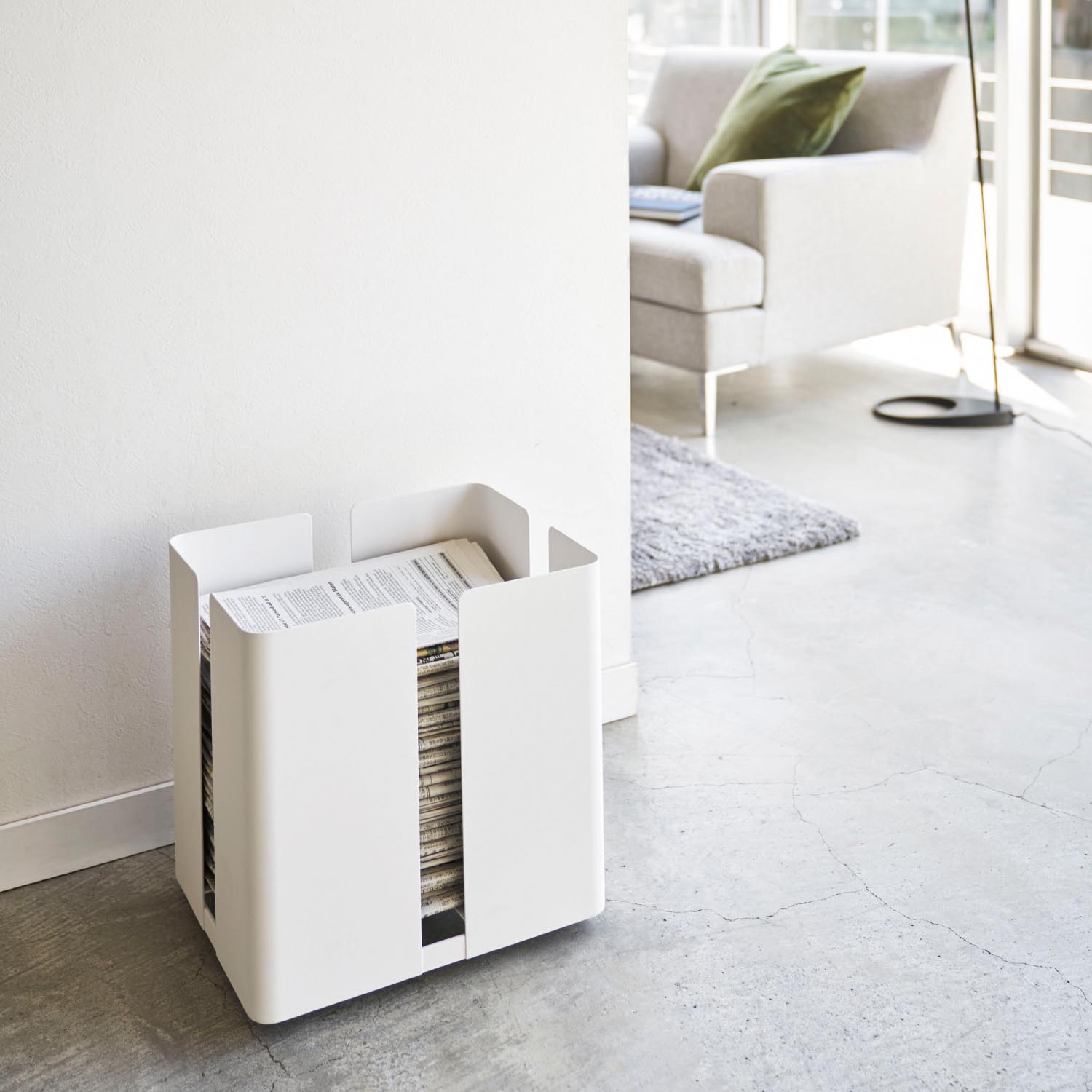 【タワー/tower】キャスター付き新聞ストッカー 【タワー/tower】キャスター付き新聞ストッカー