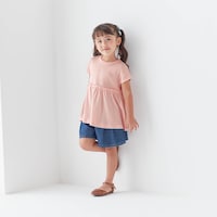ピンク／モデル身長105.5cm・110サイズ着用