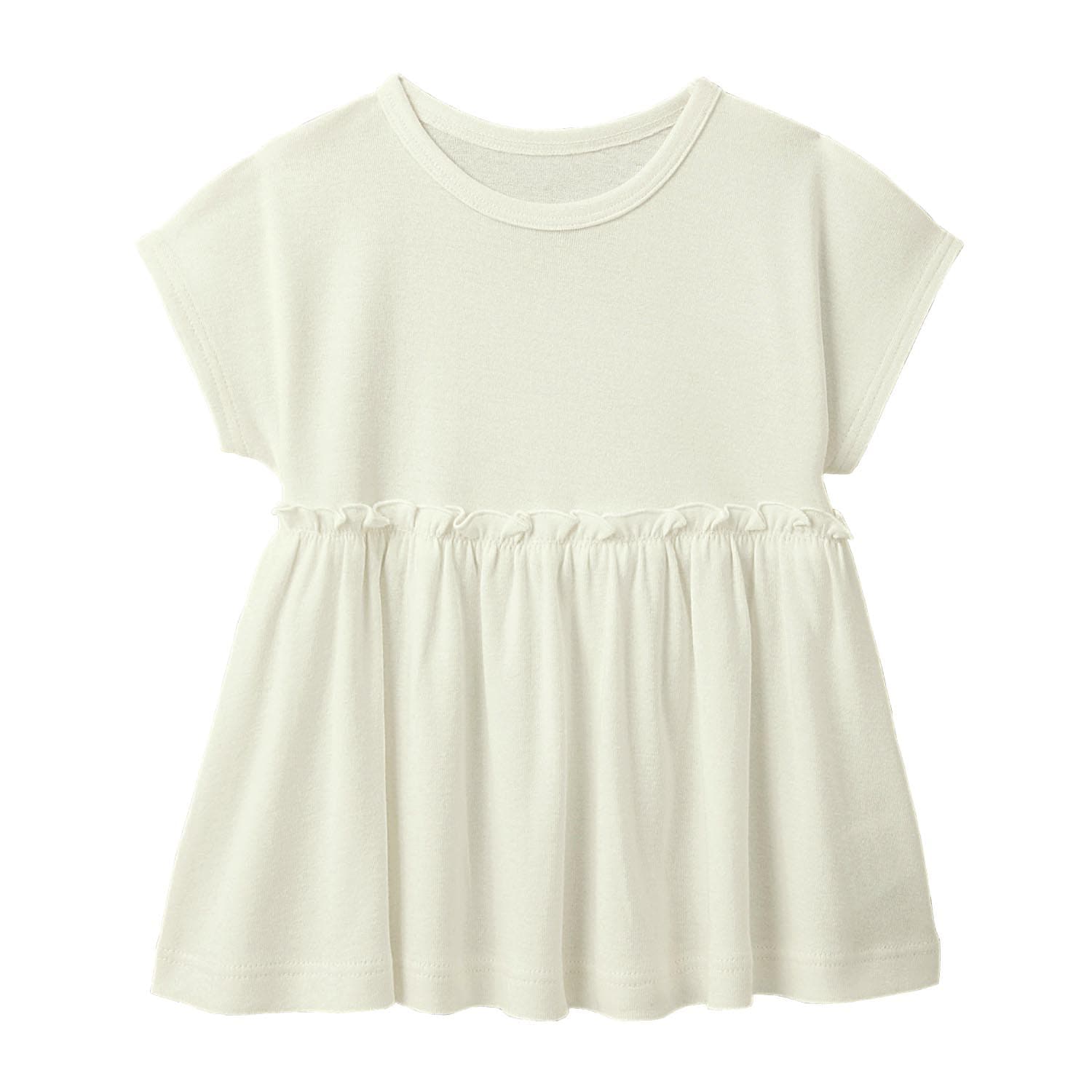 ソフのびフライスフレンチスリーブ半袖Tシャツ 【子供服】【ベビー服】 ソフのびフライスフレンチスリーブ半袖Tシャツ 【子供服】【ベビー服】