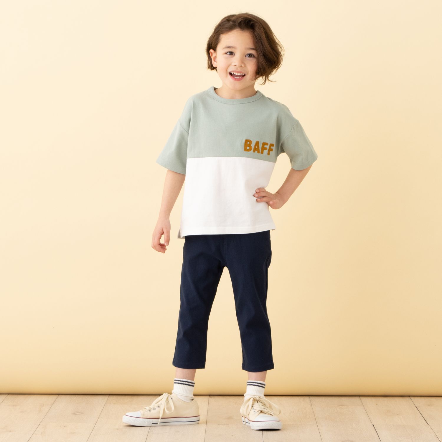 やみつき スーパーストレッチ七分丈パンツ 男の子女の子子供服 ジータ Gita 通販のベルメゾンネット やみつき スーパーストレッチ七分丈パンツ 男の子女の子子供服 ジータ Gita 通販のベルメゾンネット