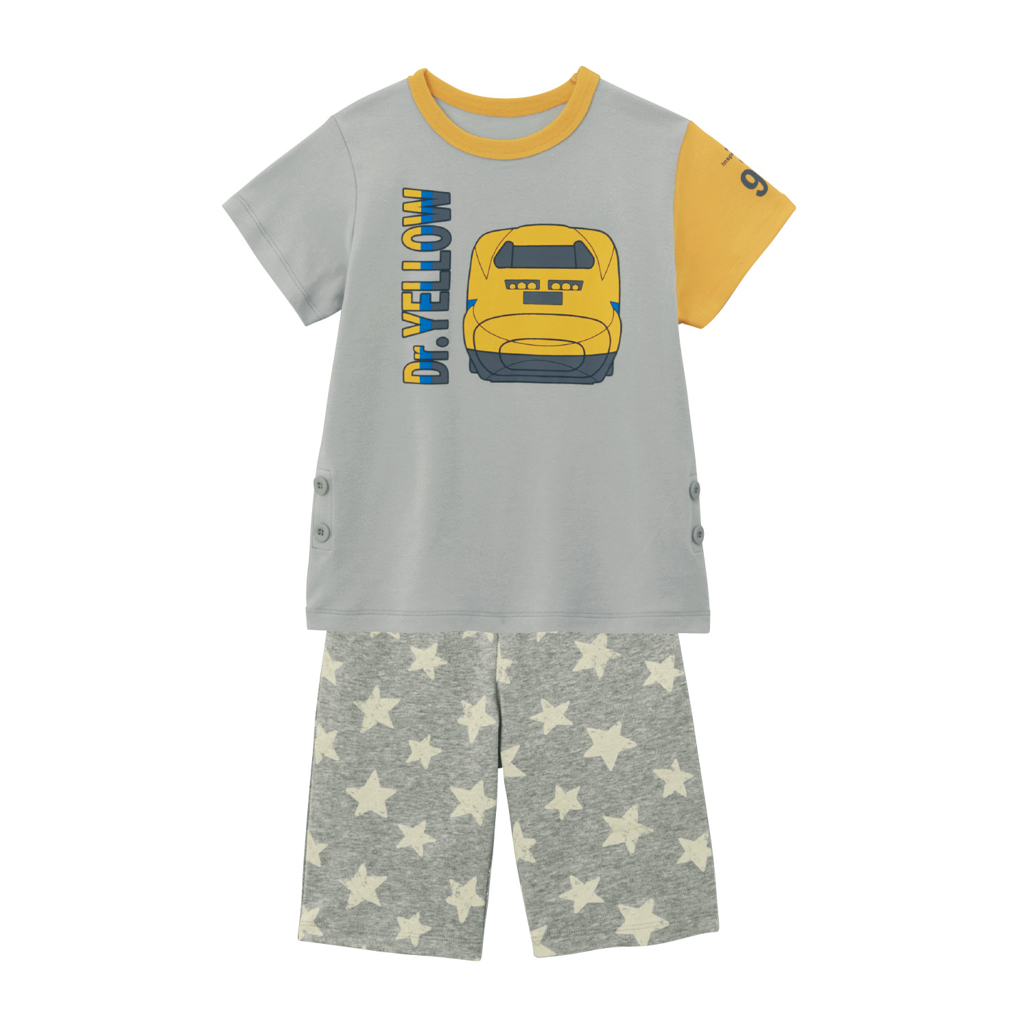【鉄道シリーズ】おなかが出にくい半袖パジャマ「新幹線シリーズ」 【子供パジャマ】