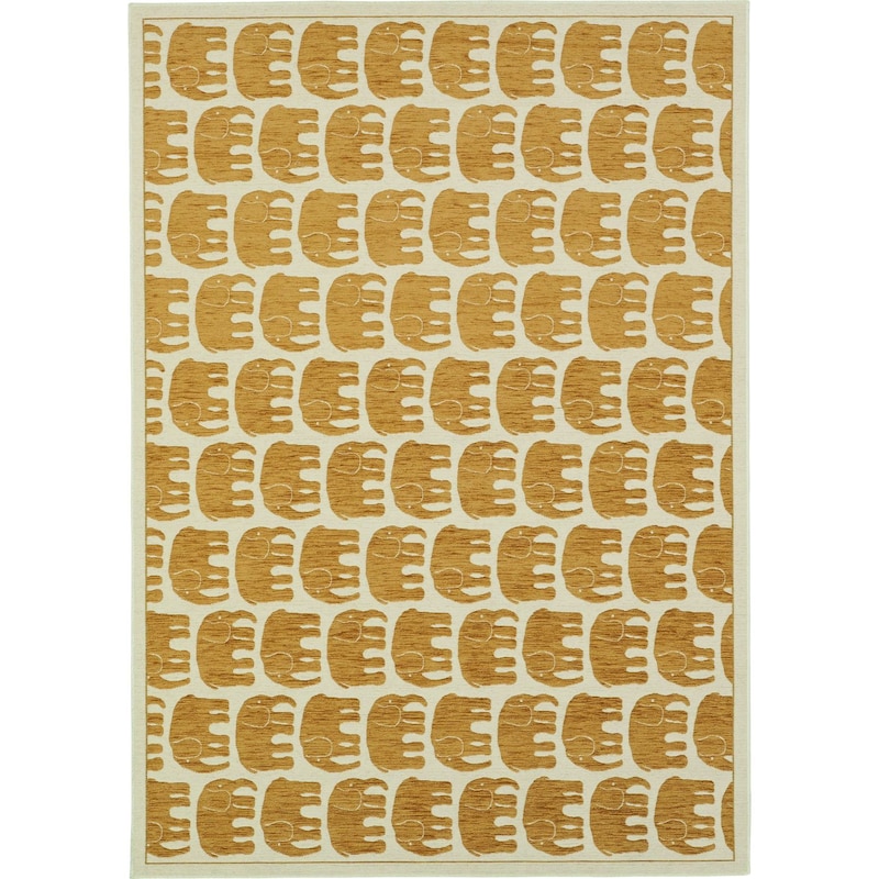 ベージュ 約140×200cm　※縦向きに置いた場合