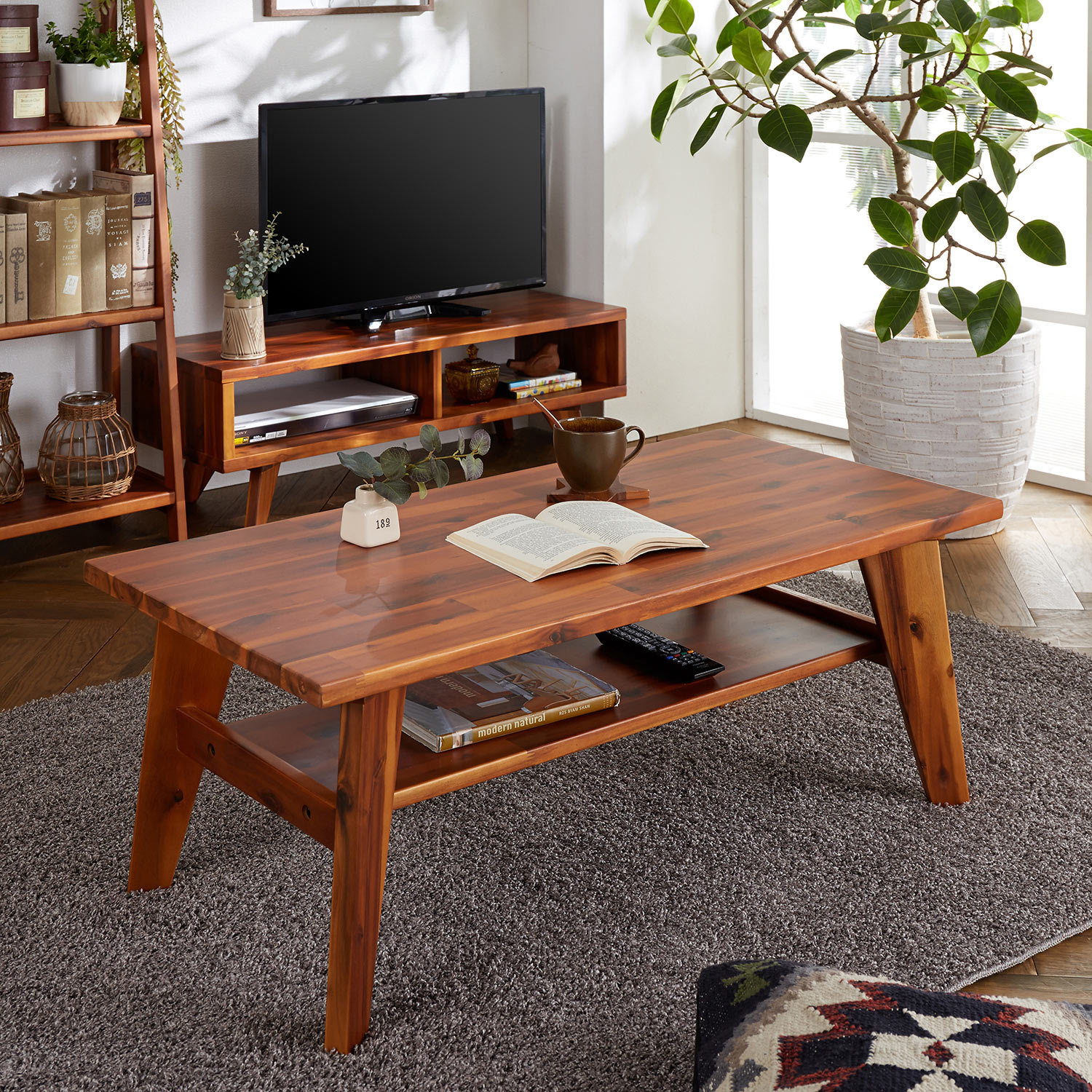 アカシア材のリビングローテーブル 通販のベルメゾンネット アカシア材のリビングローテーブル 通販のベルメゾンネット