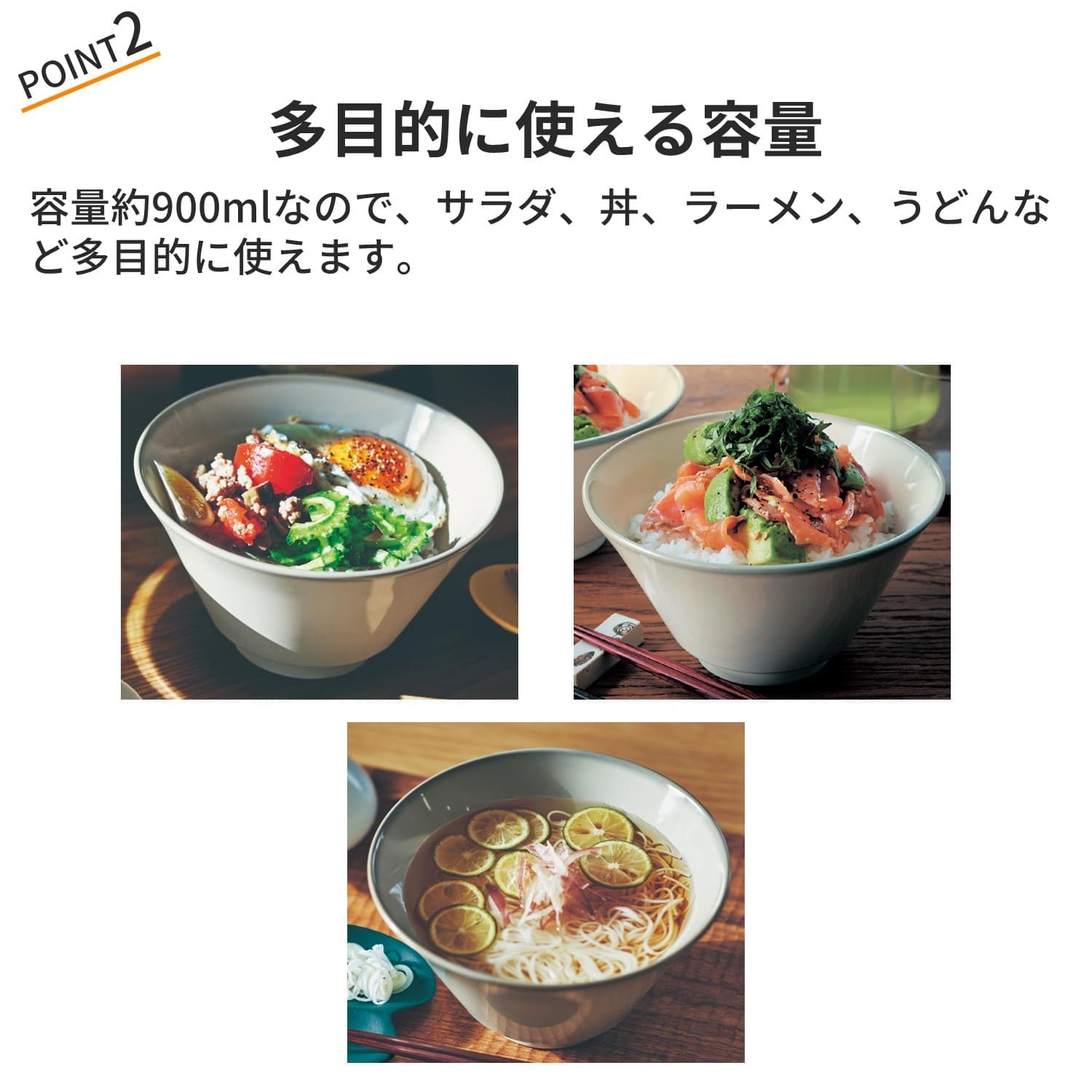 おいしく食べるどんぶり2色セット[日本製] 【どんぶり/小鉢/茶碗/カップ】 -