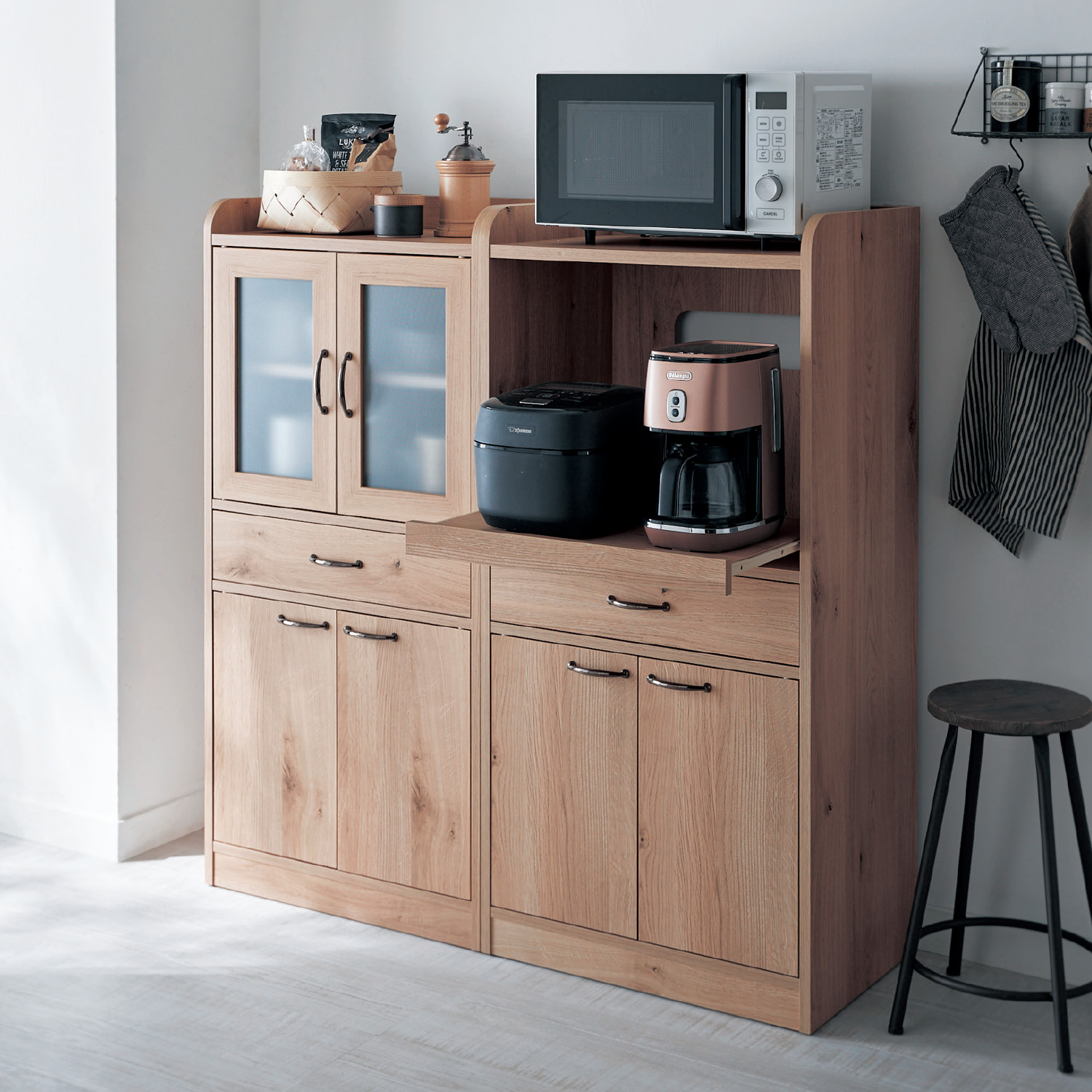 【ベルメゾン】コンパクトキッチンボード