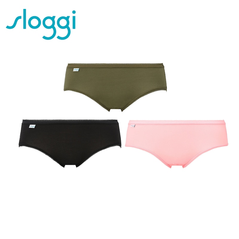 スロギー コットン ミディショーツ ３枚セット スロギー Sloggi 通販のベルメゾンネット