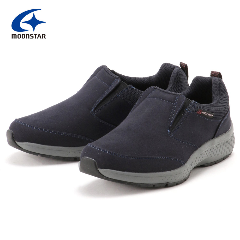 【ムーンスター/MoonStar】防水スリッポン【4E対応】