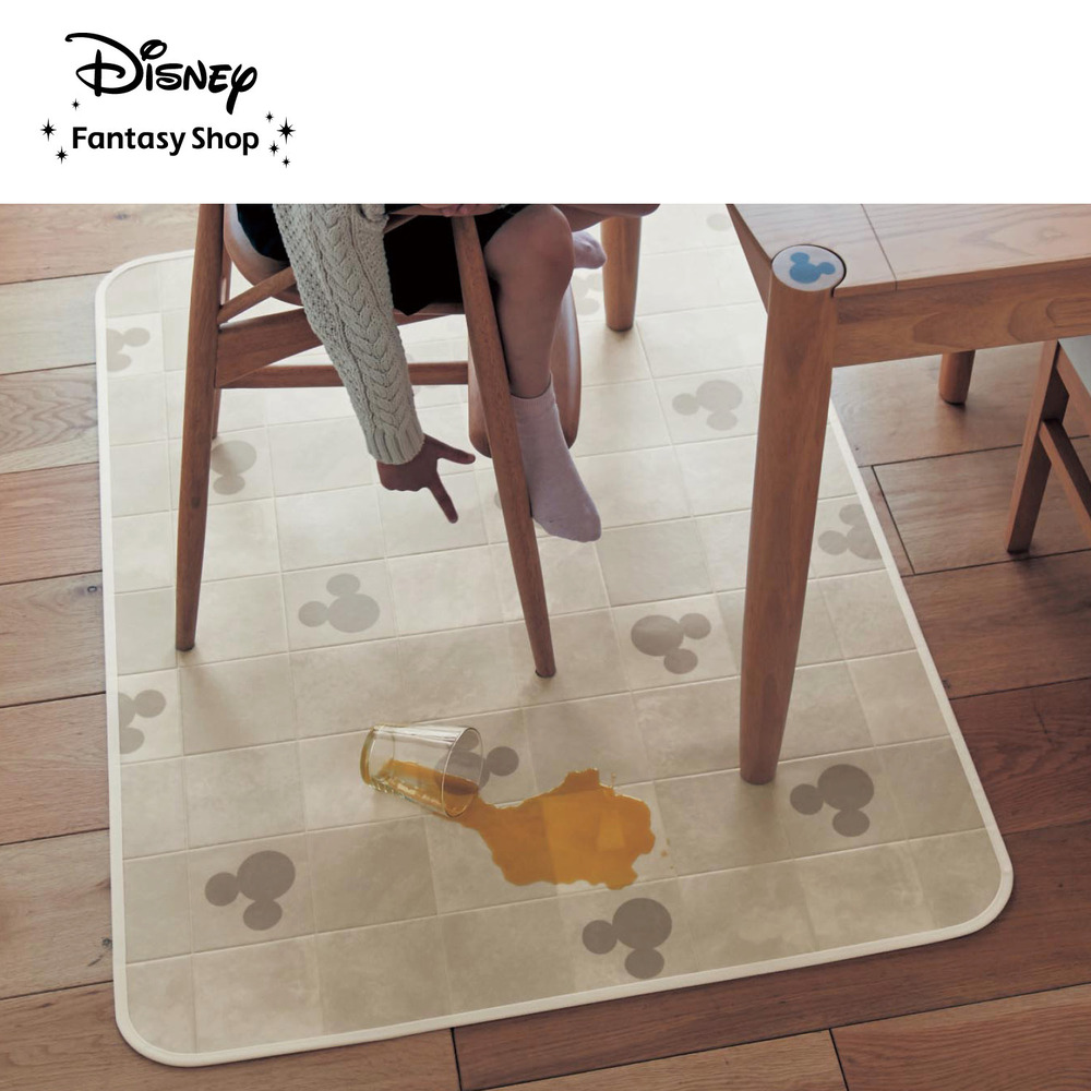 【ディズニー/Disney】拭けるミニラグマット「ミッキーモチーフ」