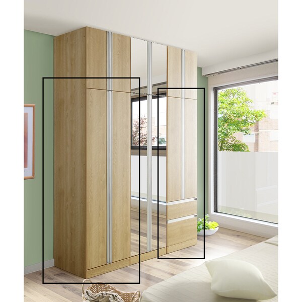 【ベルメゾン】【受注生産】まるで造り付け家具のような壁面ワードローブ(日本製)