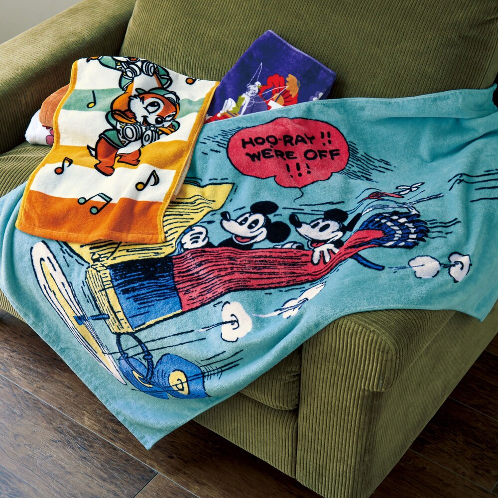 【ディズニー/Disney】キャラクタープリントタオル(選べるキャラクター) 【累計販売数31万点突破】