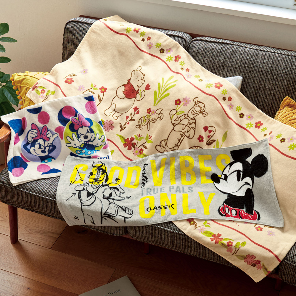【ディズニー/Disney】キャラクタープリントタオル(選べるキャラクター) 【累計販売数32万点突破】 【ディズニー/Disney】キャラクタープリントタオル(選べるキャラクター) 【累計販売数32万点突破】