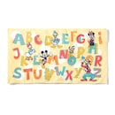 ミッキー＆フレンズ／楽しいアルファベット（大判バスタオル）