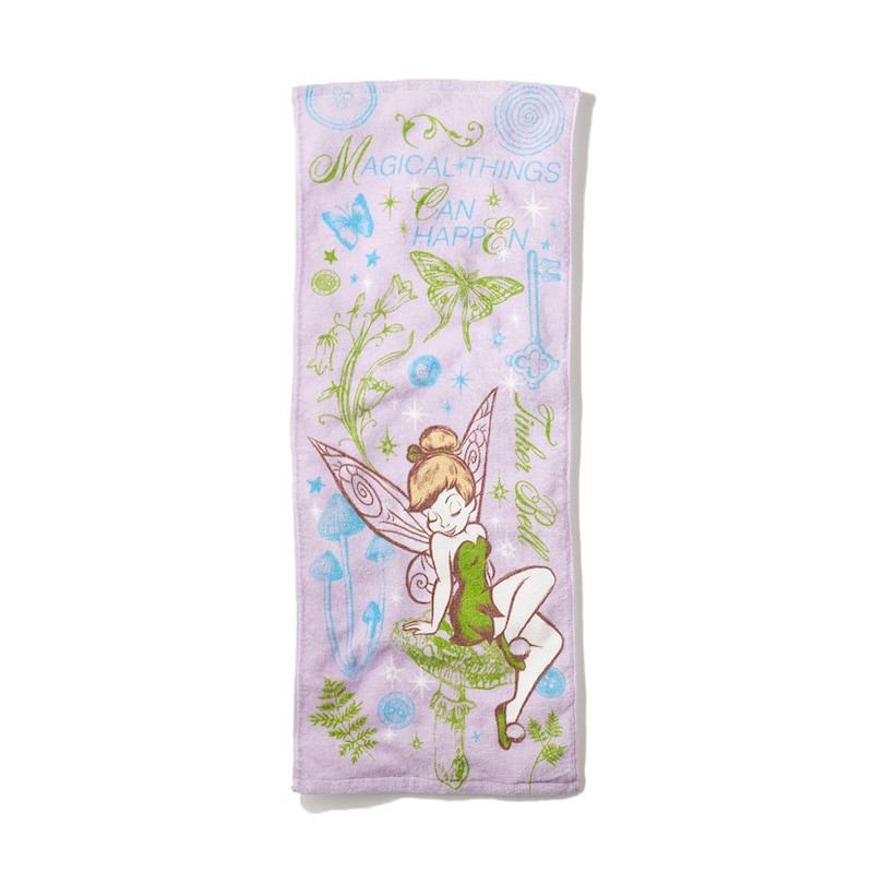 ティンカー・ベル／蝶ときのこ（フェイスタオル）