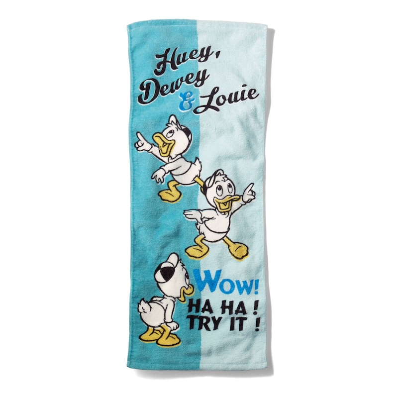 ヒューイ、デューイ、ルーイ／試してみて（フェイスタオル）