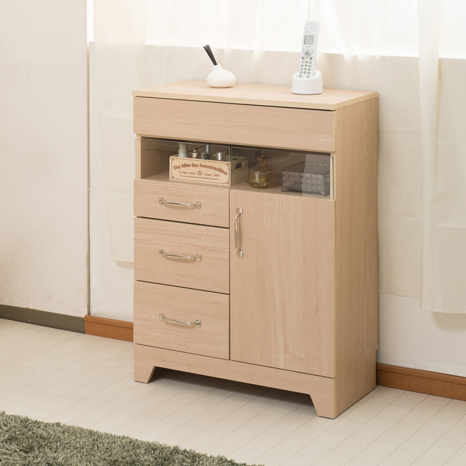 【ベルメゾン】コンパクトファックス・電話台