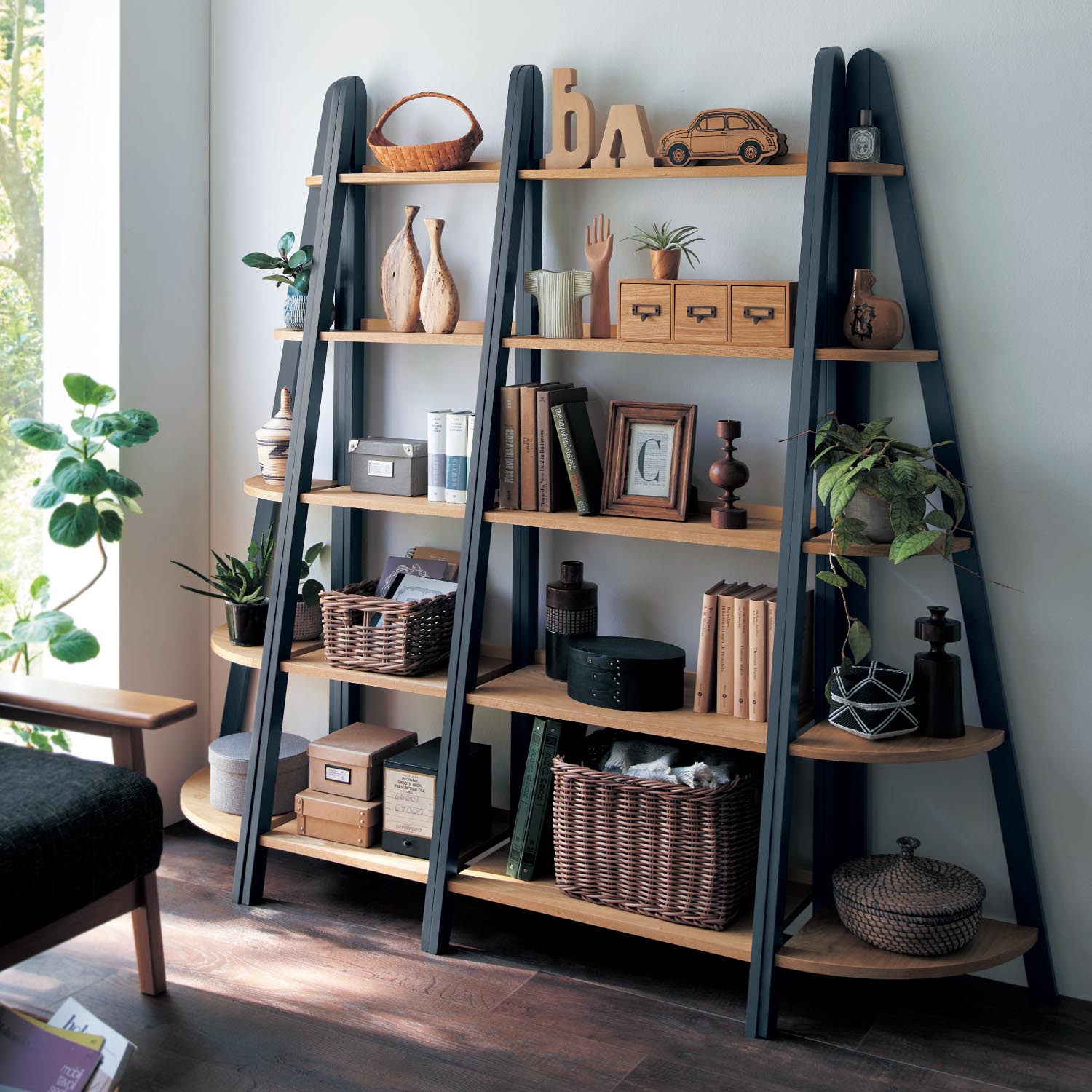 インテリアをオシャレに見せる木製シェルフ 通販のベルメゾンネット インテリアをオシャレに見せる木製シェルフ 通販のベルメゾンネット