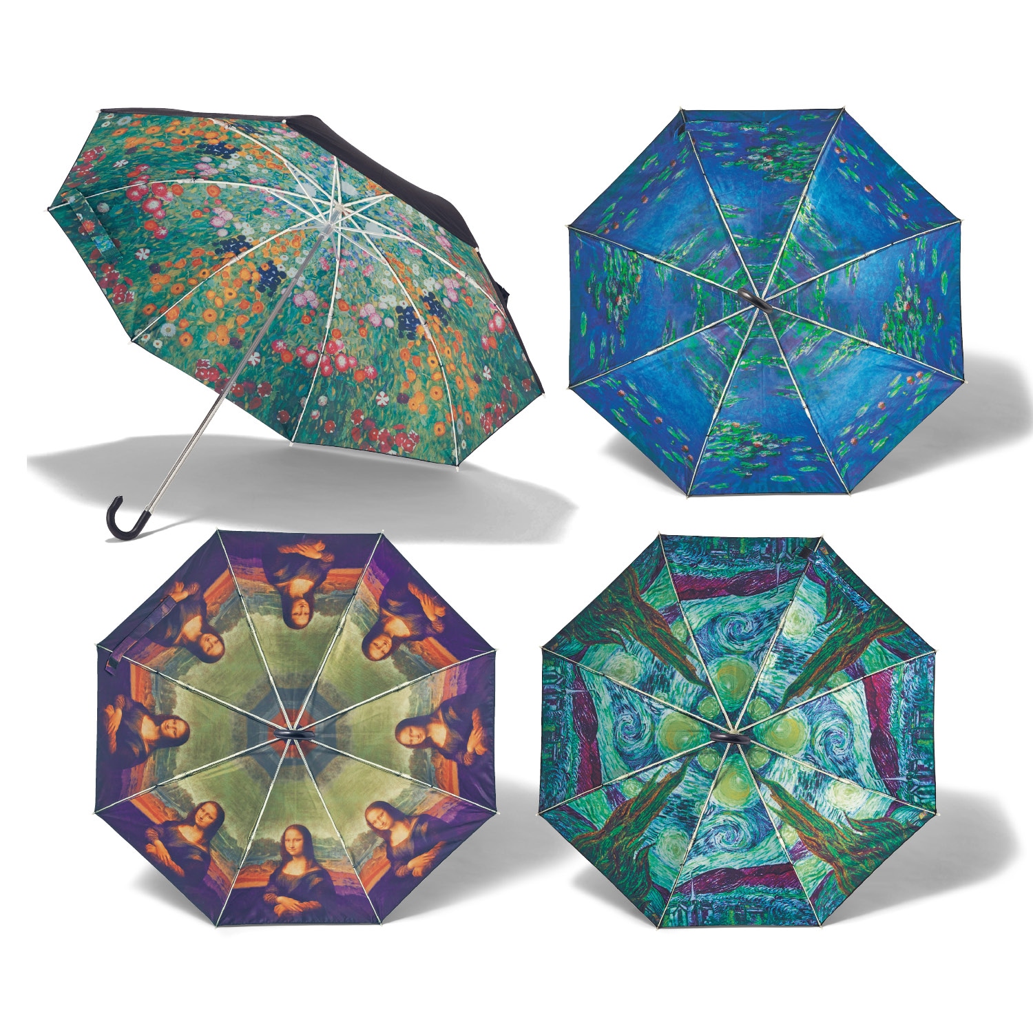 ＜ベルメゾン＞名画折りたたみ傘(晴雨兼用)画像