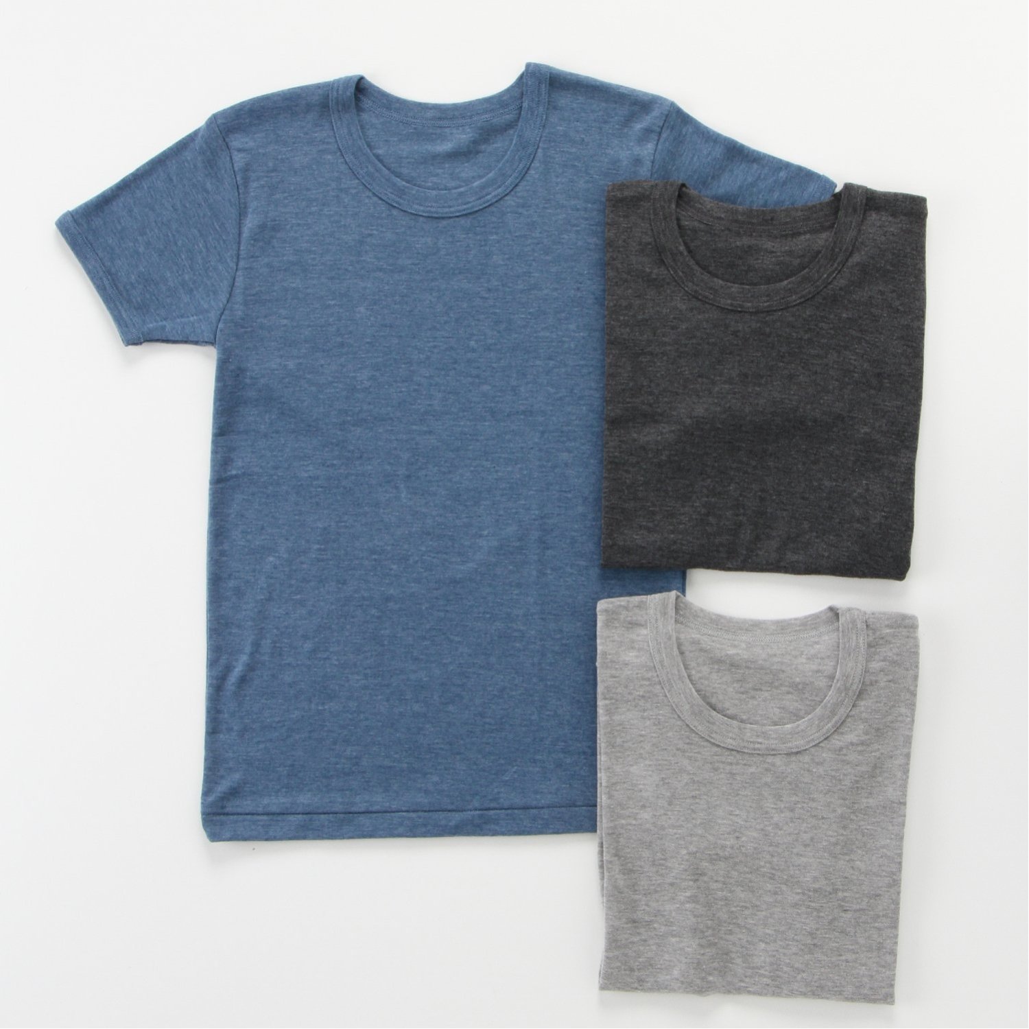 【ガロー/GARAU】【3枚組】半袖子供やわふわTシャツインナー【子供 ジュニア】 【ガロー/GARAU】【3枚組】半袖子供やわふわTシャツインナー【子供 ジュニア】