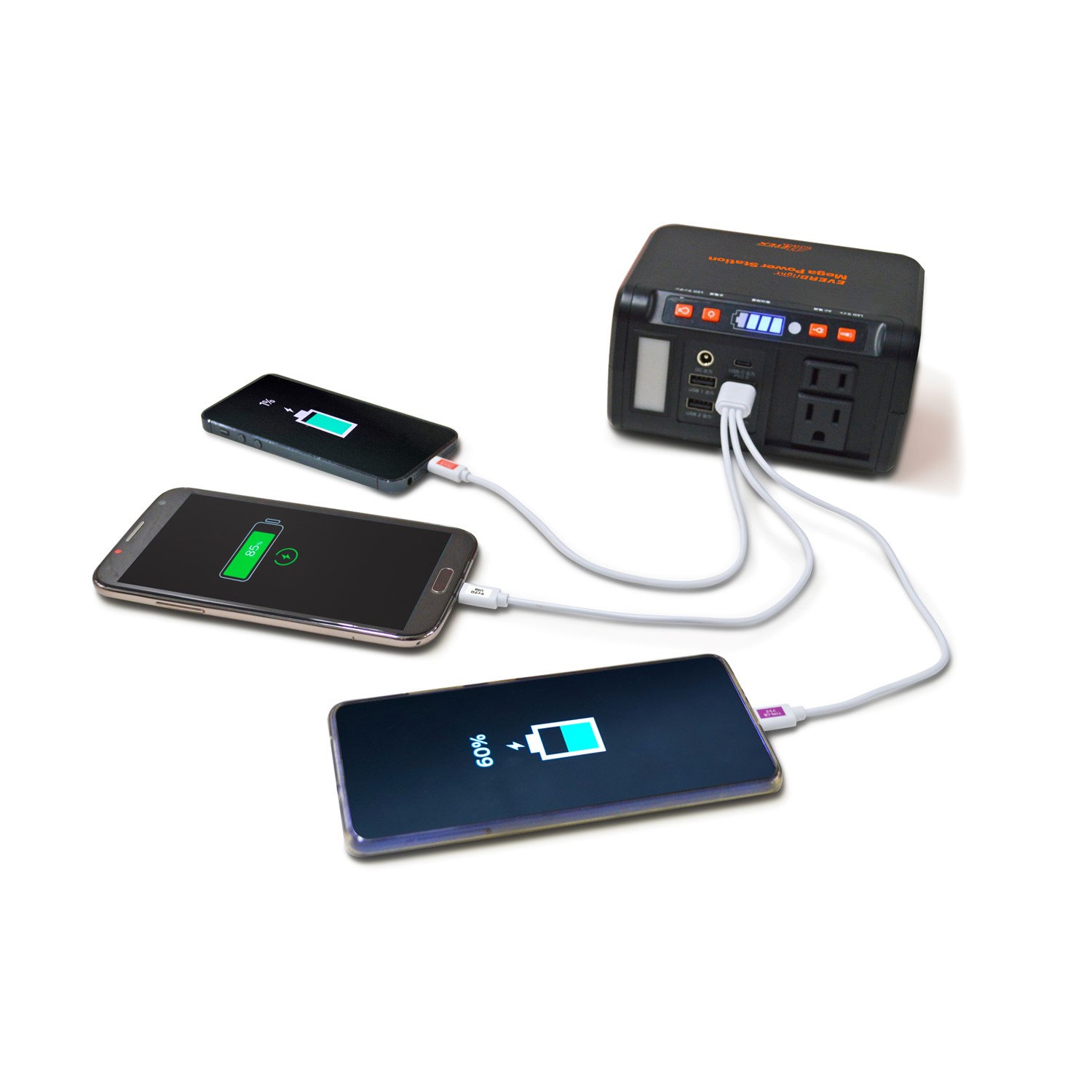 ACコンセント2個付き充電池「メガパワーステーション」 【防災 大容量バッテリー】 ACコンセント2個付き充電池「メガパワーステーション」 【防災 大容量バッテリー】