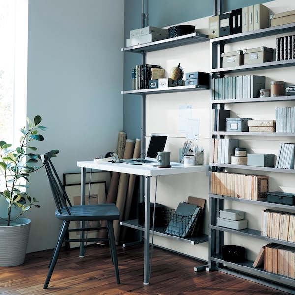 【ベルメゾン】突っ張り式デスク 【間仕切りOK 書斎コーナー・パソコンデスクとしても】