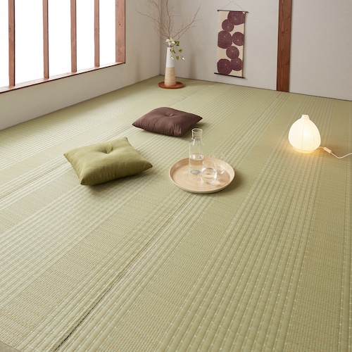 水拭きできる柄上敷き
